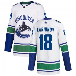 Youth Adidas Vancouver Canucks Igor Larionov White zied Away Jersey - Authentic
